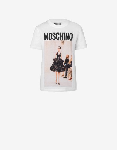 JERSEY T-SHIRT NO STRINGS ATTACHED Moschino