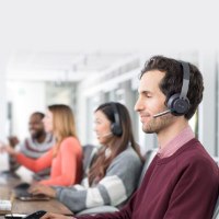 אוזניות אלחוטיות למחשב לוגיטק Logitech Zone Wireless