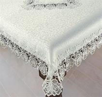 מפת שולחן יוקרתית רקומה עגולה