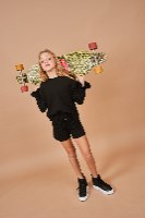 חליפת ברוקלין שחור - DANA SIDI GIRLS