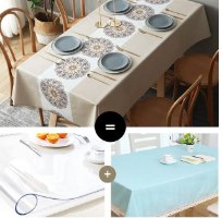 מפות שולחן מעוצבות דוחות כתמים