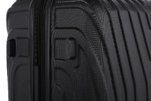 סט 2 מזוודות איכותיות SWISS ALPINE - צבע שחור