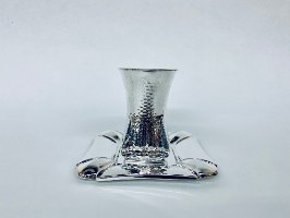 סט גביע וצלחת כסף טהור לקידוש 