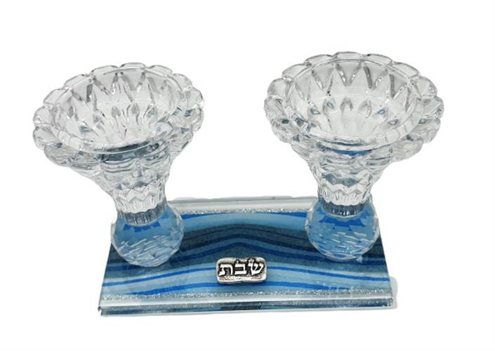 סט פמוטות מיני בעיצוב מיוחד בגווני כחול