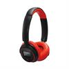 אדום - אוזניות בלוטוס Dynamode כולל רדיו, כרטיס זיכרון, אפשרות חיבור באוקס
