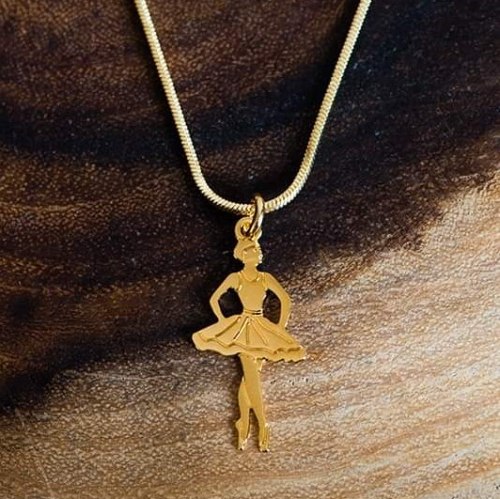 שרשרת מחול קייט מוזהבת