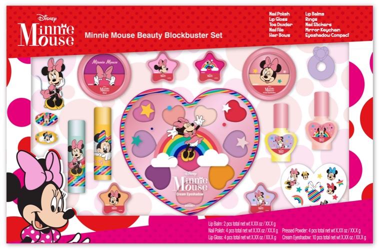 סט איפור מפואר ומגוון של מיני מאוס