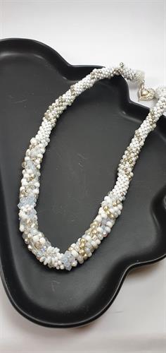 שרשרת DOART - כלה בלבן, סרוגה