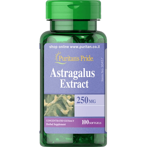 -- תמצית אסטרגלוס -- 250 מג ן מאה קפליות