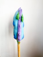 סוסון ים על מקל בצבע תכלת *סוג ב'*