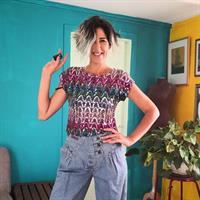 טופ מנצנץ צבעוני מושלם