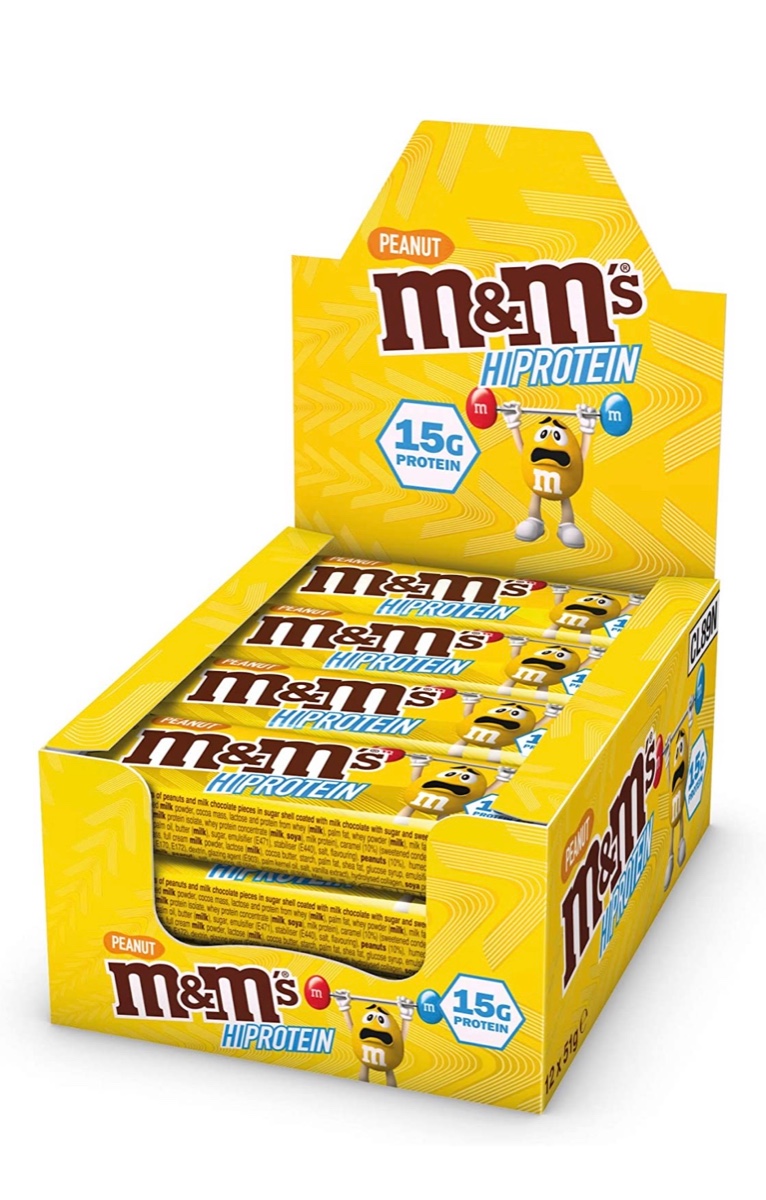 חטיפי חלבון  (12 חטיפים במארז) M&M’s
