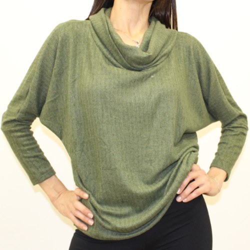 חולצת נשים גולף עטלף ירוק