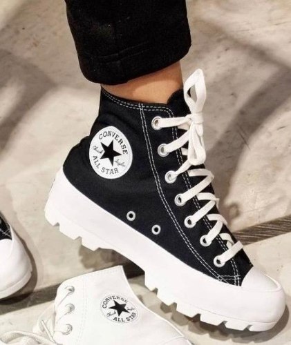 נעלי נשים CONVERSE/ALLSTAR Chuck Taylor צבע שחור/לבן