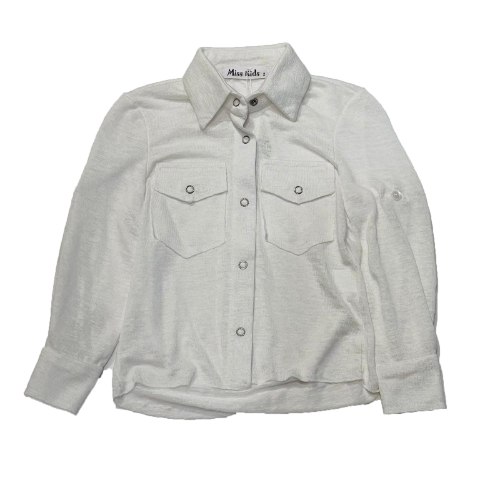 מכופתרת רירי לבן 2-18