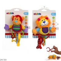 רעשן בובה להתפתחות הילד עם קליפס