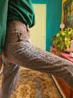 מאם ג'ינס כחול מידה L