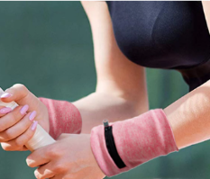 רצועת יד ספורט לנשים iFIT CIRCUIT - ורוד