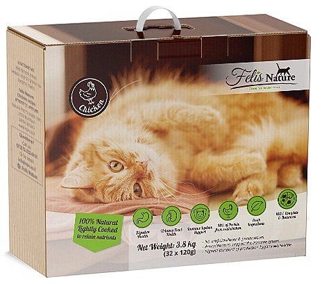 Felis Nature פליס נייצר תזונה טבעית עוף וירקות 3.8 ק"ג
