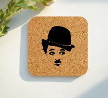 צ'ארלי צ'אפלין תחתיות לכוסות