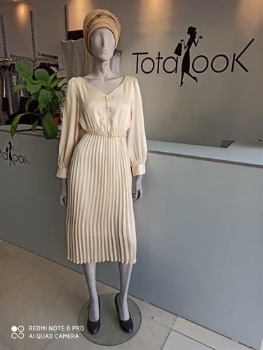 שמלת אמרלד קרם