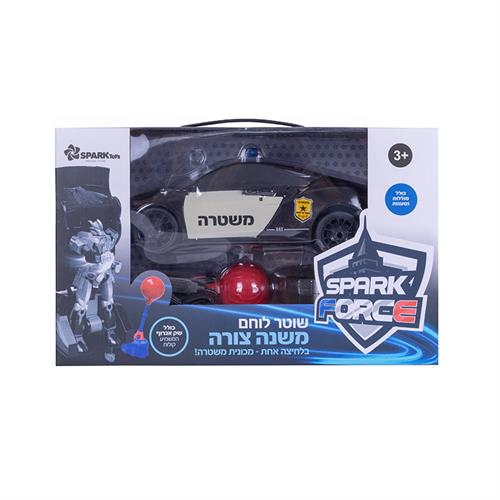 "רובוט שלט שוטר לוחם + שק אגרוף"