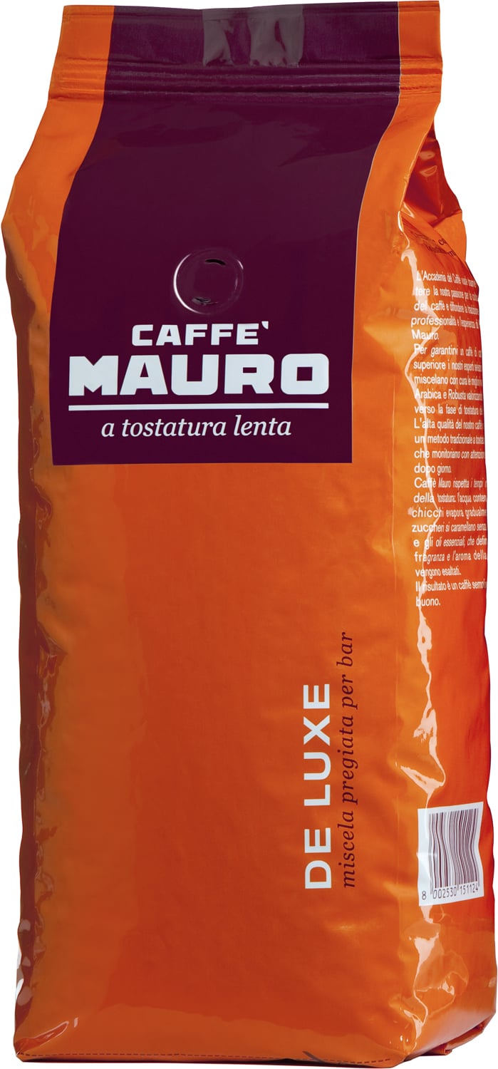 פולי קפה מאורו דה לוקס  Mauro De Luxe 1 kg Beans
