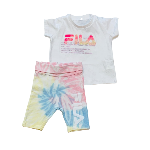 חליפת מעבר טאי דאי טייץ FILA בנות 6-24M