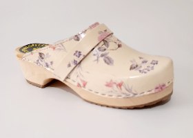 קבקבי עץ פרחוני שמנת