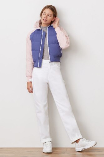 מעיל FILA כחול ורוד