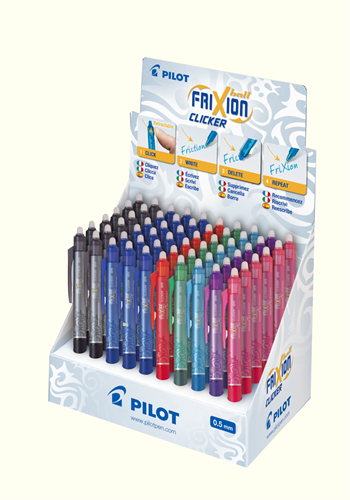 עט ג'ל  מחיק 0.5 מגוון צבעים