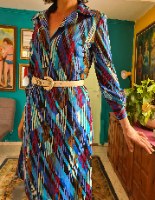 שמלה בהדפס מעולה מידה L/XL