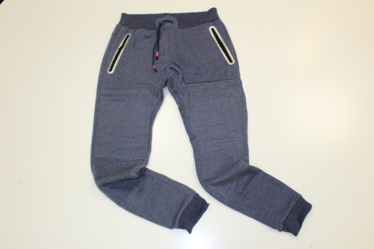 מכנס פוטר גבר עיצוב כיס אפור ג'ינס