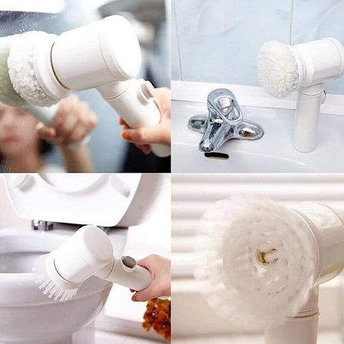 מברשת ניקוי חשמלית - 2 ראשים שונים