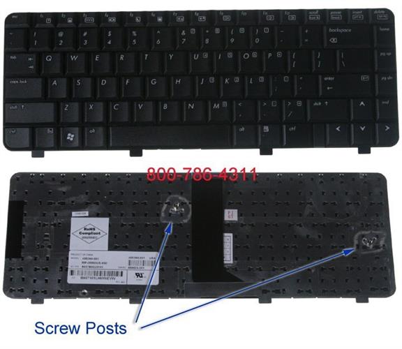 החלפת מקלדת למחשב נייד HP 6720 6720S Keyboard 455264-071, 456624-071
