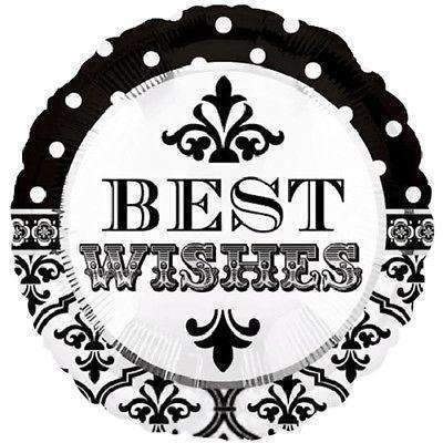 בלון עגול "Best wishes"