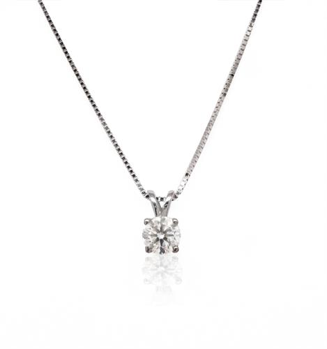 תליון יהלום 0.30 קראט