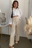 מכנס טומי זמש