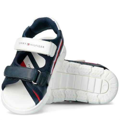 סנדל בנים TOMMY H סקוצ׳ים כחול לבן