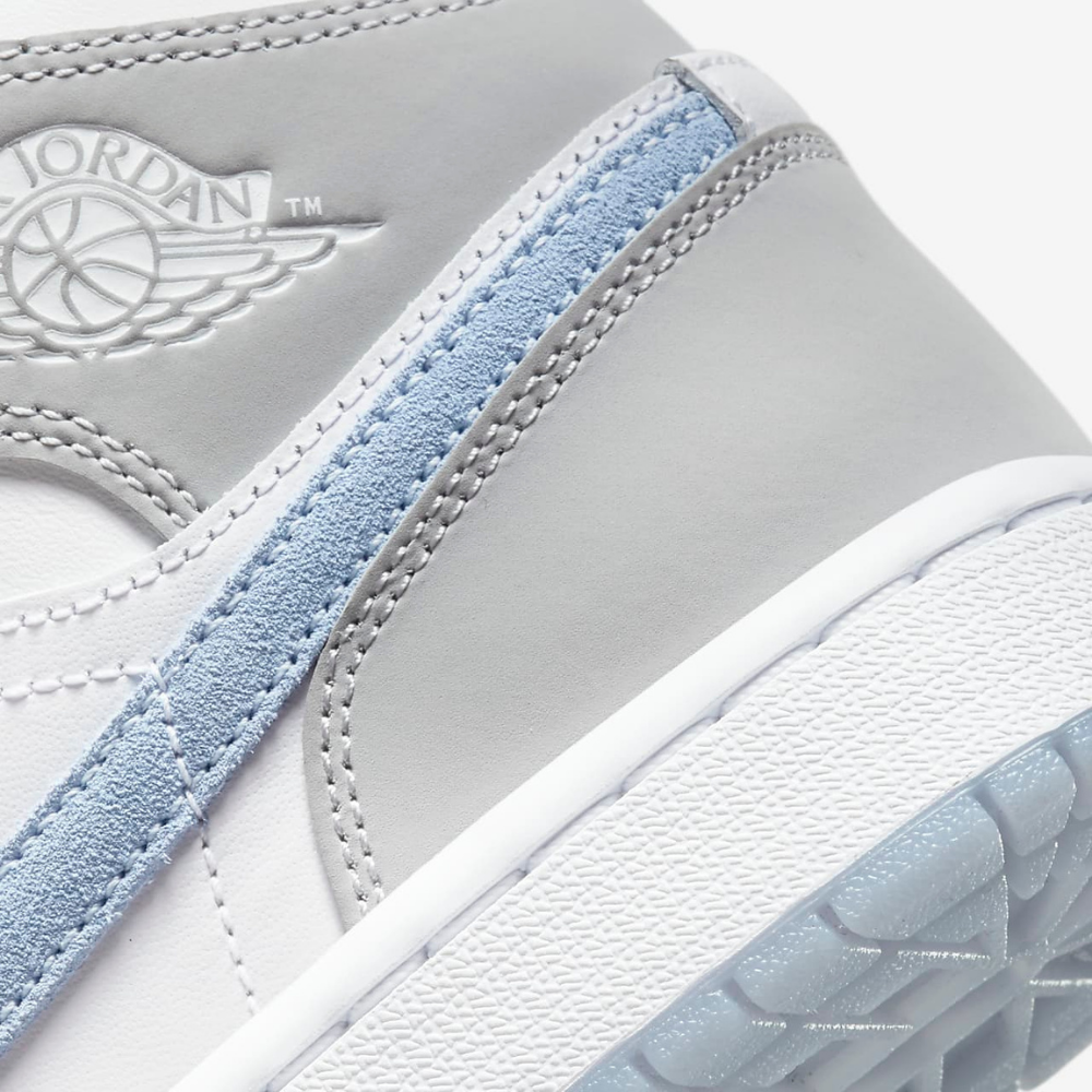 Nike Air Jordan 1 Mid Aluminium Wolf Grey (W) | PURITY