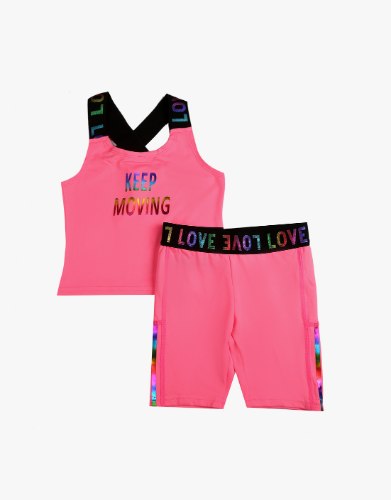 חליפות בנות ספורט טייץ ברך KEEP MOVING