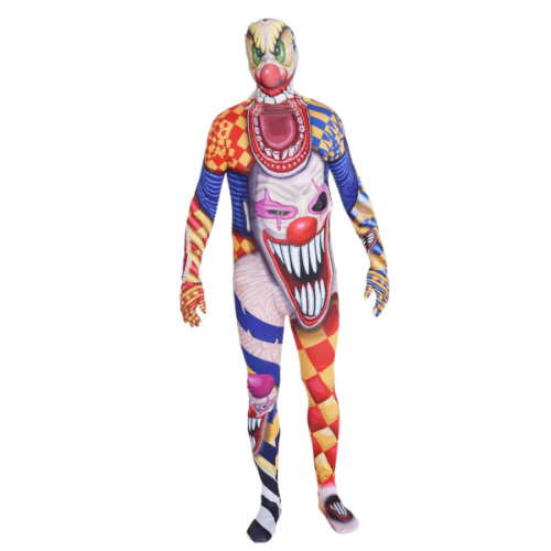 תחפושת ליצן דיגיטלי | תחפושת נוער / תחפושת מבוגרים