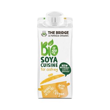 שמנת סויה אורגנית 200 מ“ל – The Bridge