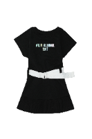 שמלה שחורהבשילוב חגורה FILA (2-12)