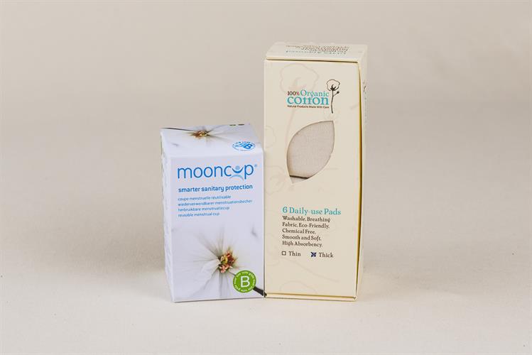 מונקאפ mooncup עם 6 מגני תחתון