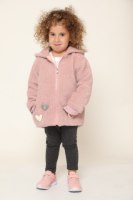 גקט פליז לבבות בנות