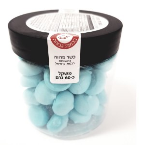 קרטון נשיקות כחולות 60 גרם - 16 יח'