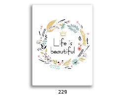 סט של 4 תמונות השראה לחדר ילדה/ נערה דגם031