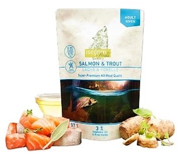 מזון טבעי טרי רך ומבושל דגי סלמון ופורל 410 גרם