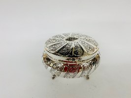 קופסת אתרוג טבולה בכסף סדרת מורשת האחים חדד